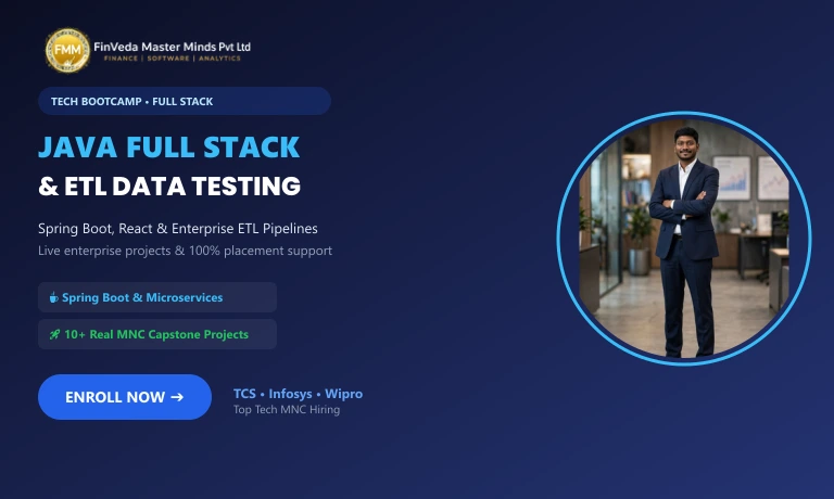 FinVeda Java Full Stack and ETL Testing Course